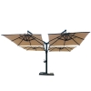 Quad-Section Canopy Patio Umbrella KMS1623-4H