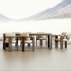 Modern Aluminum Outdoor Dining Set KMD18001