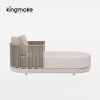 Modern Rope Weave Outdoor Sun Lounger– VitaCorner Collection