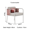 Nex Collection Aluminum Weave Outdoor Dining Chair