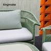 Contemporary Aluminum Woven Outdoor Sofa KM18022