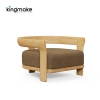 Natural Teak Tider Collection Outdoor Sofa KM18036