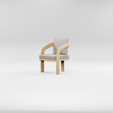Luxury Teak Outdoor Chair KMD18016