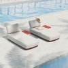 Modern Aluminum Afterglow Collection Sun Lounger KM18013L