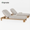 Luxury Teak Sun Lounger KM18042