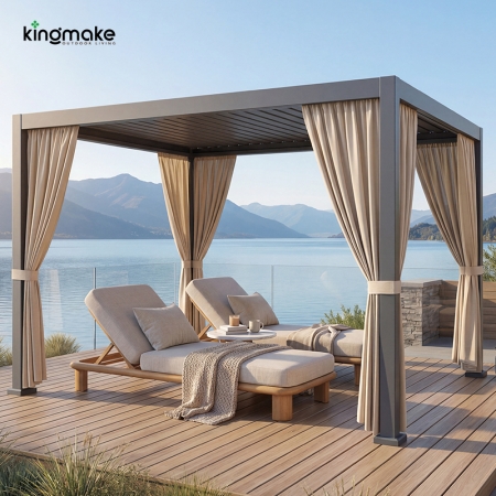 Modern Adjustable Aluminum Pergola KM18039-1