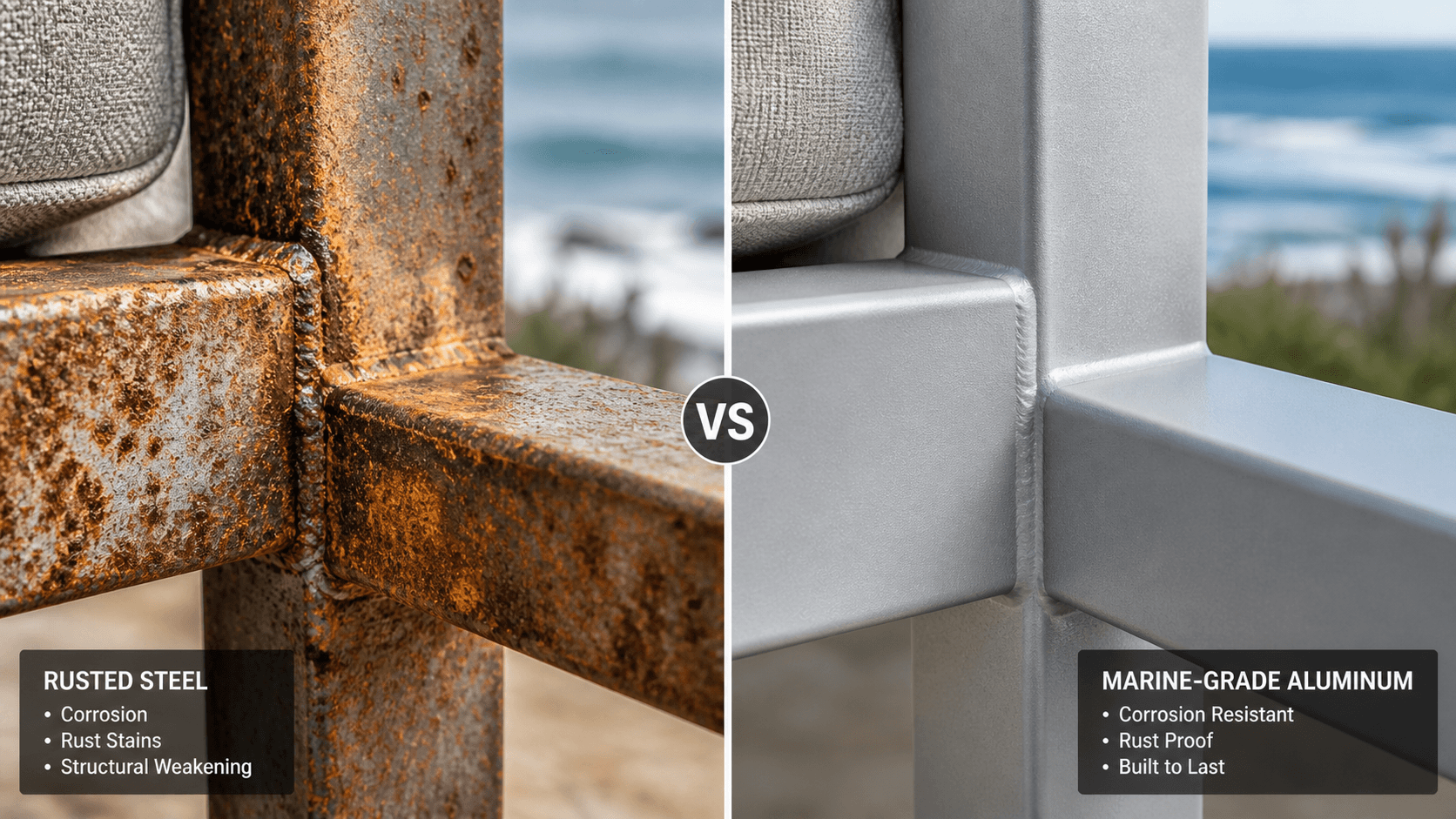 Best Materials for Coastal Commercial Furniture